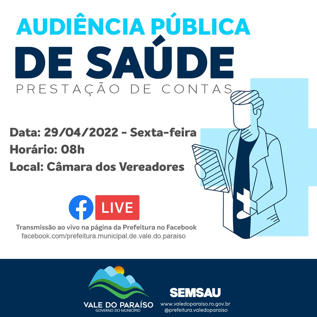 AUDIÊNCIA PUBLICA DE SAÚDE